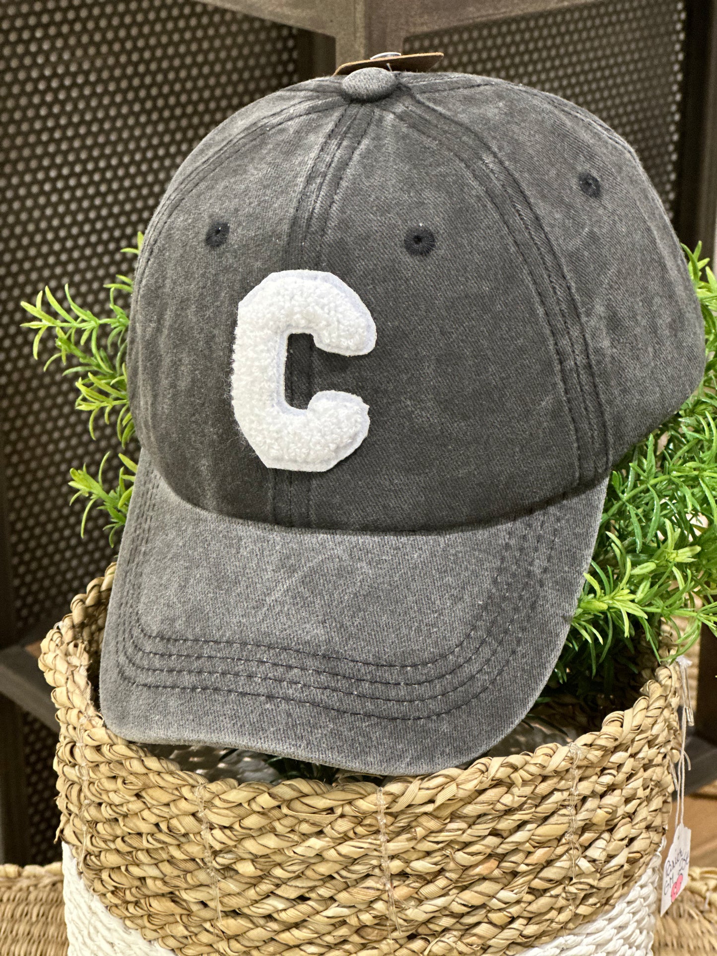 Casquette Noire délavée C