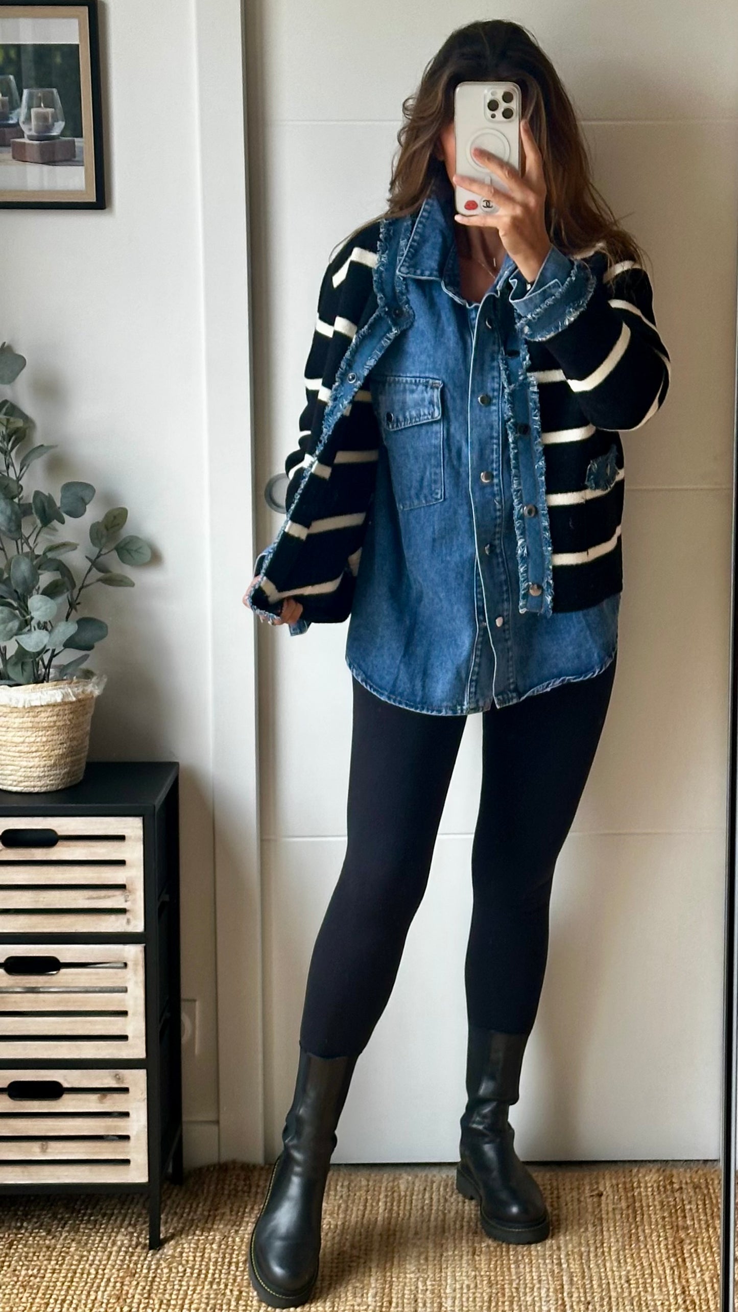 Veste rayée chic & décontractée