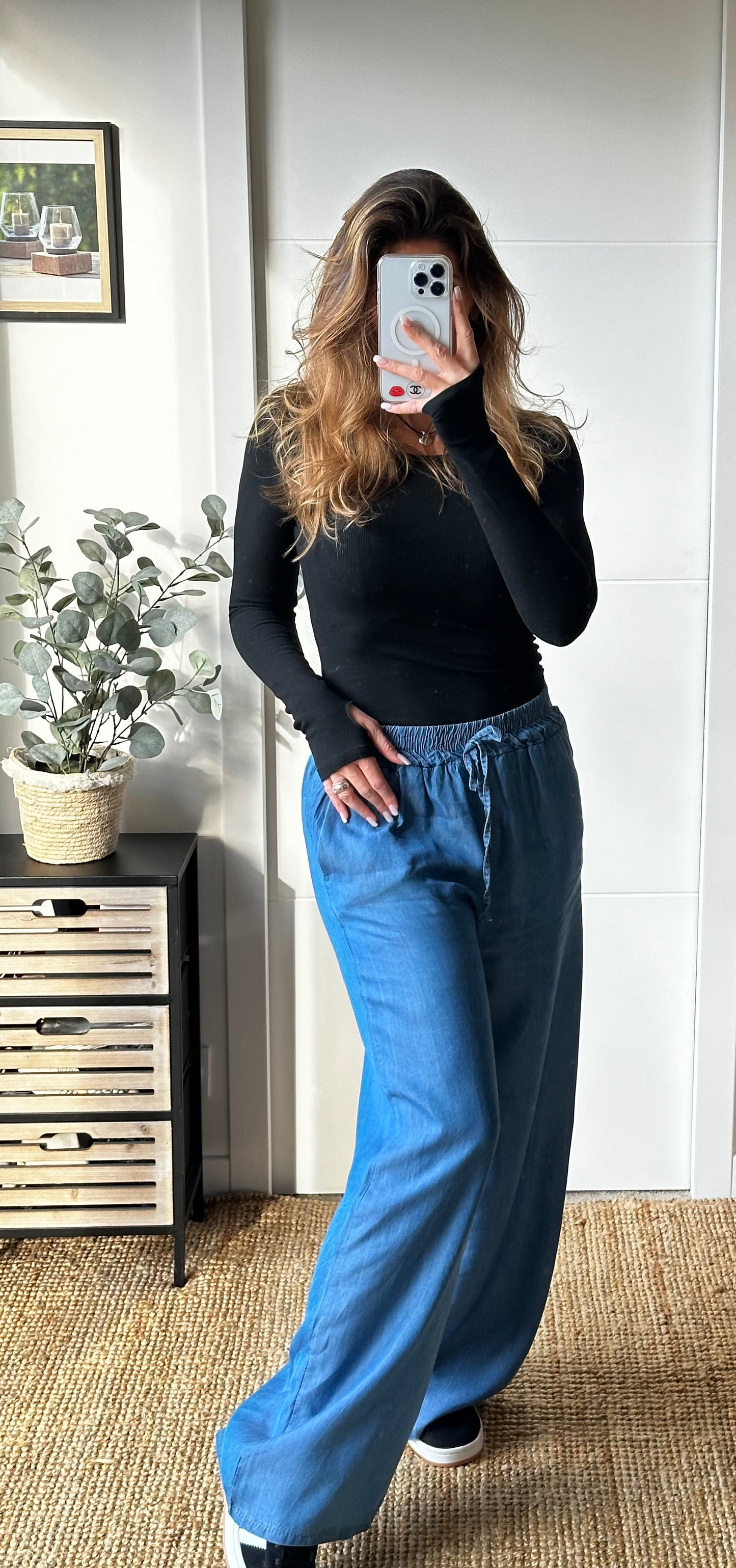 Haut noir moulant
