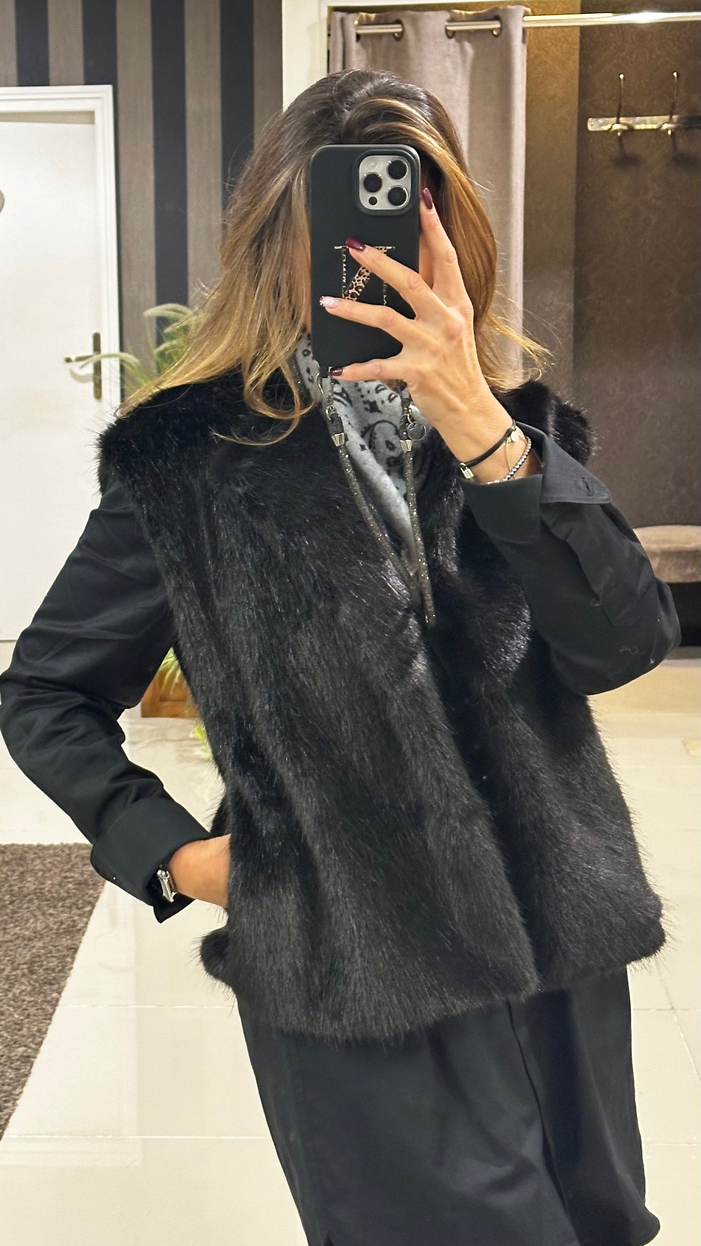 Gilet sans manche noir