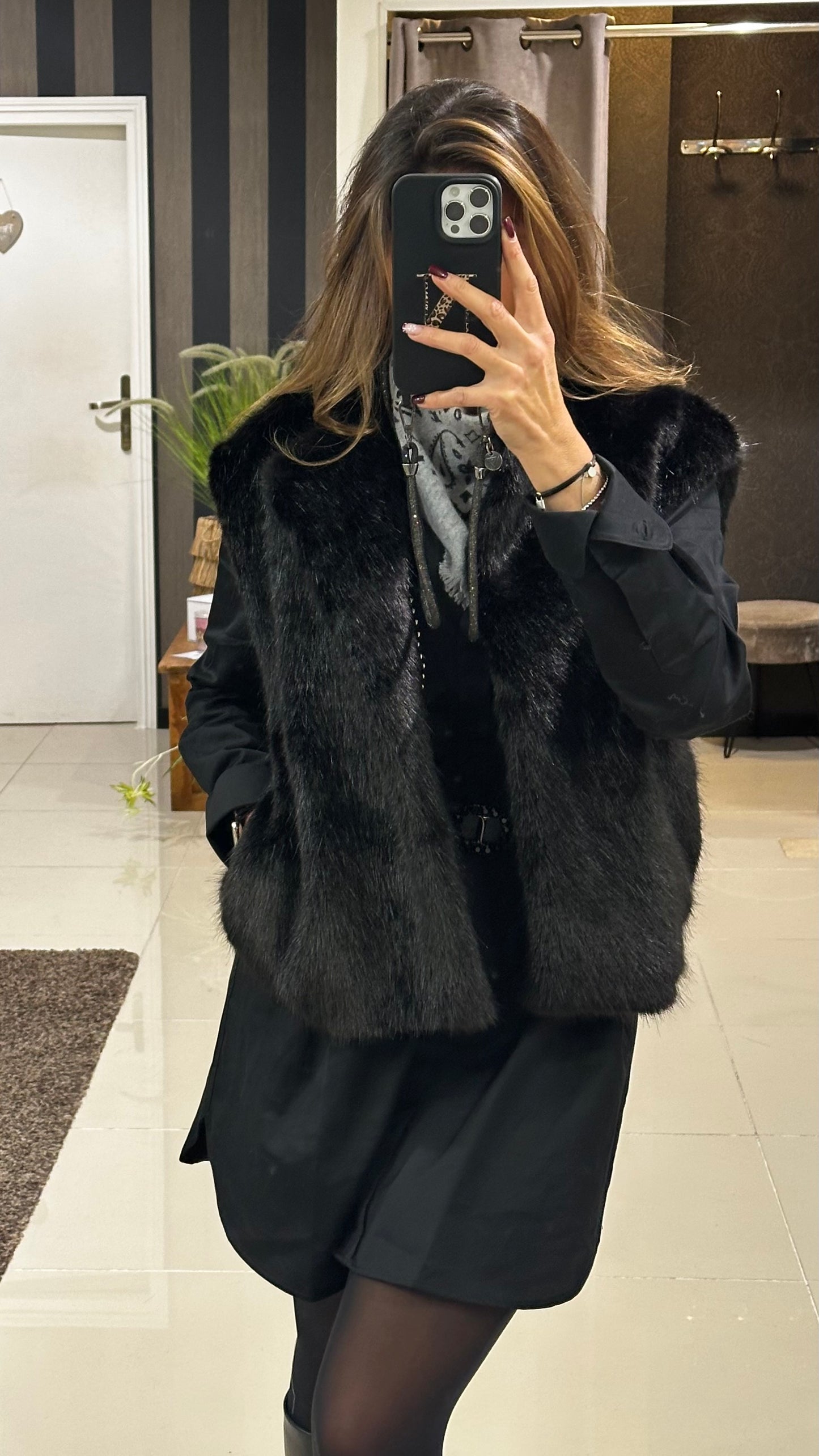 Gilet sans manche noir