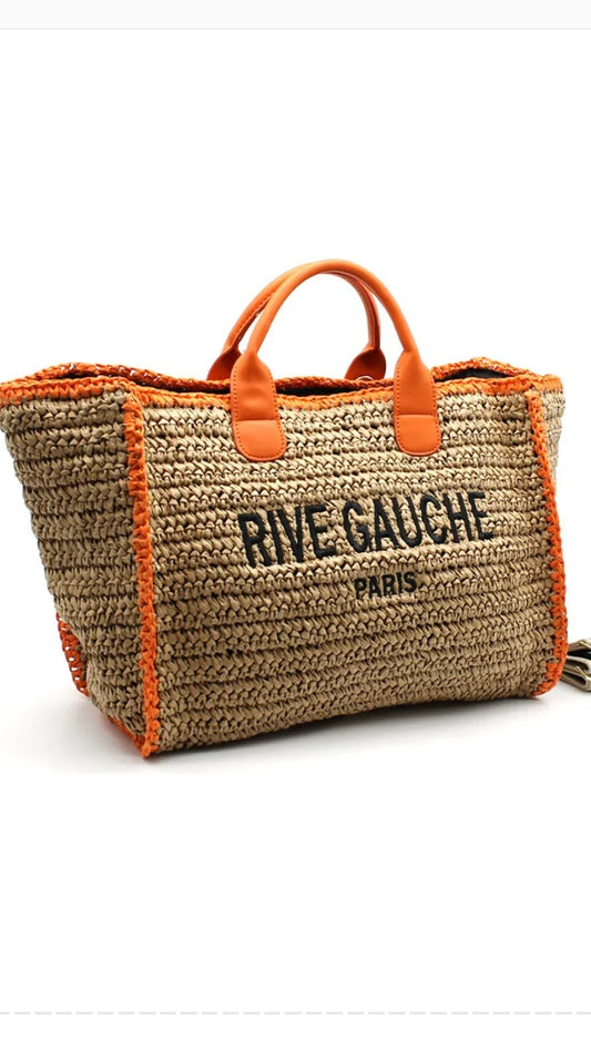 Sac cabas Rive Gauche orange