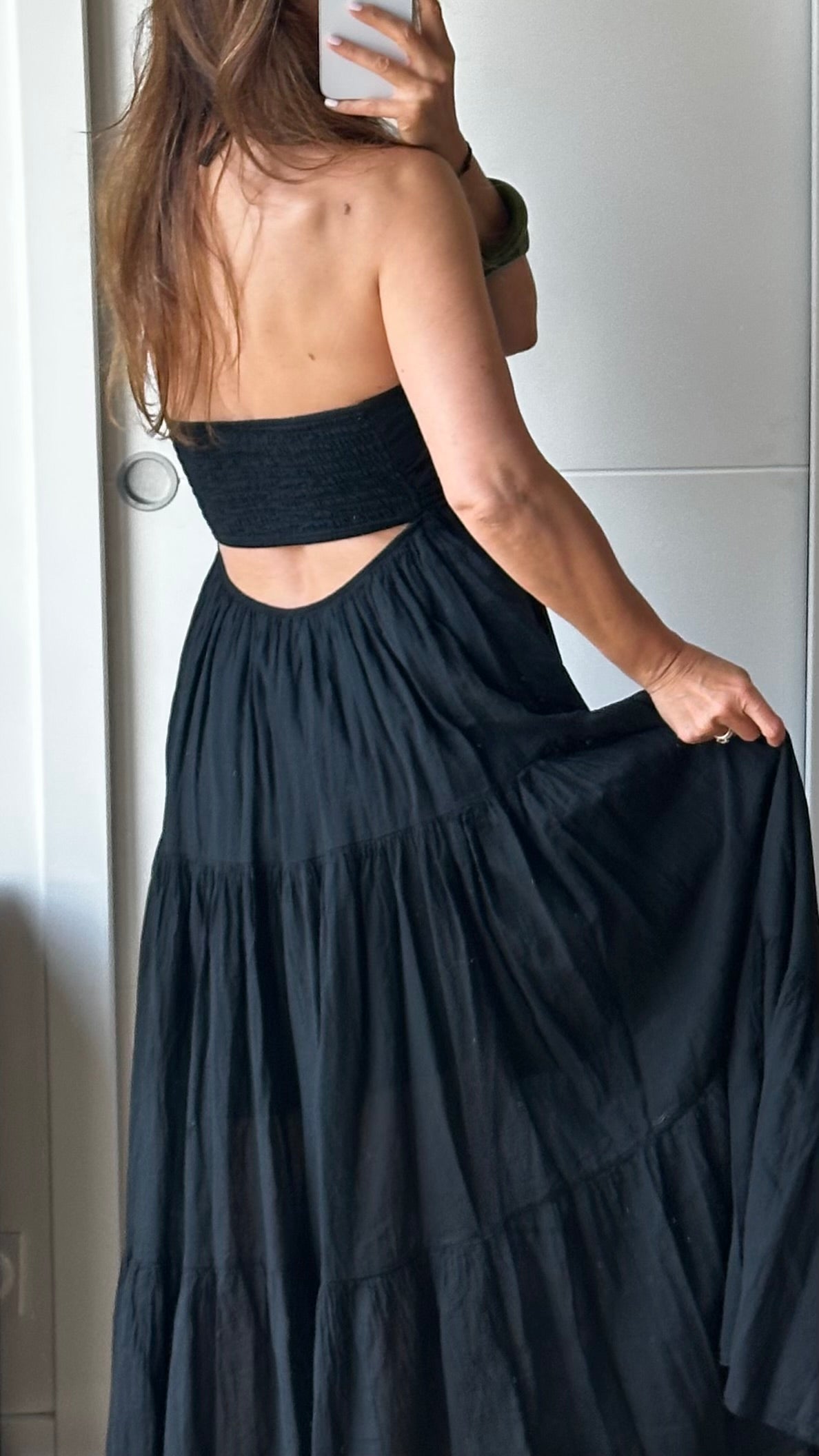 Robe longue noire